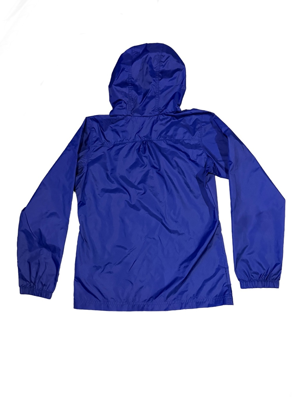 Columbia Youth Girls Hooded Rain Jacket - Royal Blue - Size Large (L) Light Coat - Picture 2 of 10